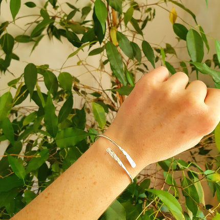 Hammered Golden Bracelet / Bangle / Boho / Ethnic / Rustic / Bohemian / Hippie / Gypsy / Jewellery /