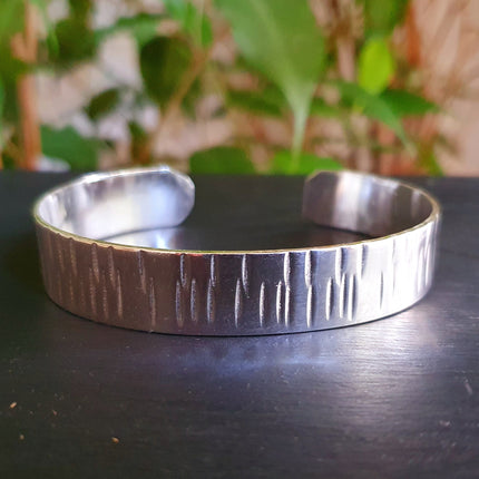 Rustic Silver Cuff Bracelet / Mens / Unisex / Boho / Ethnic / Rustic / Bohemian / Hippie / Gypsy / Jewellery /