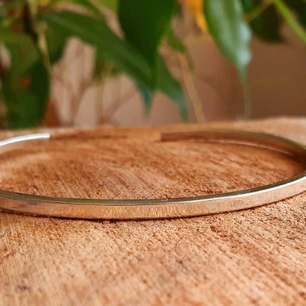 Minimalist Silver Bracelet / Simple / Bangle / Boho / Ethnic / Rustic / Bohemian / Hippie / Gypsy / Jewellery / adjustable