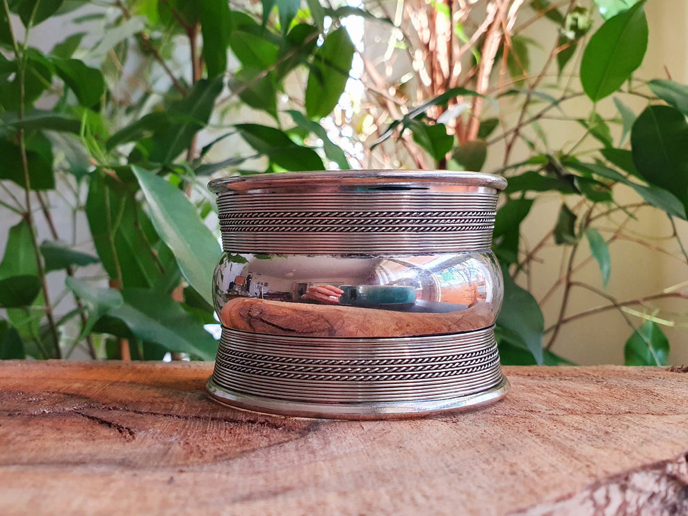 Textured Silver Cuff Bracelet / Tribal / Celtic / Boho / Ethnic / Rustic / Bohemian / Hippie / Jewellery / Adjustable / Unisex / Mens