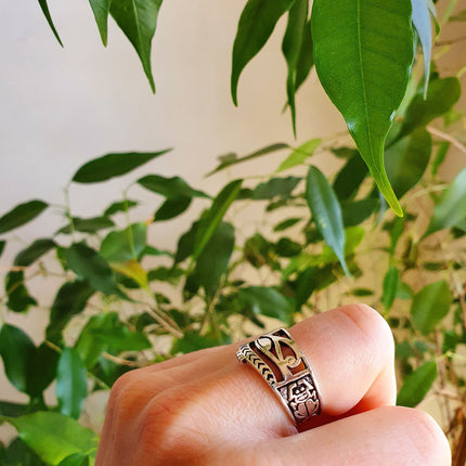 Eye of Horus Silver Ring / Ancient Egypt / Ra / Hieroglyphics / Ethnic / rustic, yoga, hippie, gypsy, pretty, psy, boho, bohemian, festival