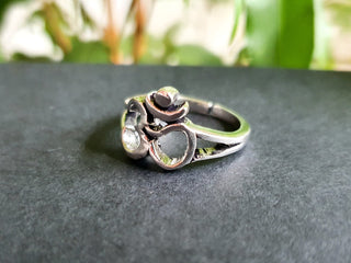 Silver Ohm Ring , Non Tarnish Boho ring, Yoga Gift, Bohemian Jewellery from Kaali Boutique