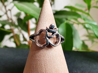 Silver Ohm Ring , Non Tarnish Boho ring, Yoga Gift, Bohemian Jewellery from Kaali Boutique