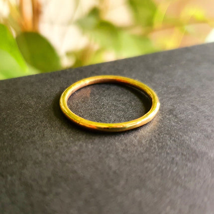 Simple Gold Ring / Stacking Ring / Boho / Bohemian / Psy / Rustic / Tribal / Gypsy / Festival / Healing / Festival