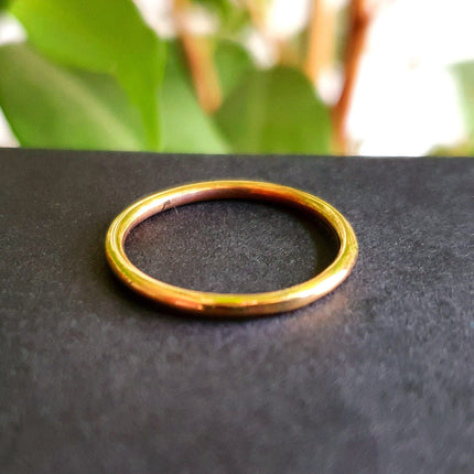 Simple Gold Ring / Stacking Ring / Boho / Bohemian / Psy / Rustic / Tribal / Gypsy / Festival / Healing / Festival