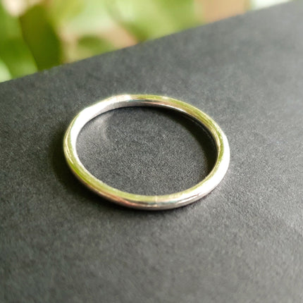 Simple Silver Ring / Stacking Ring / Boho / Bohemian / Psy / Rustic / Tribal / Gypsy / Festival / Healing / Festival