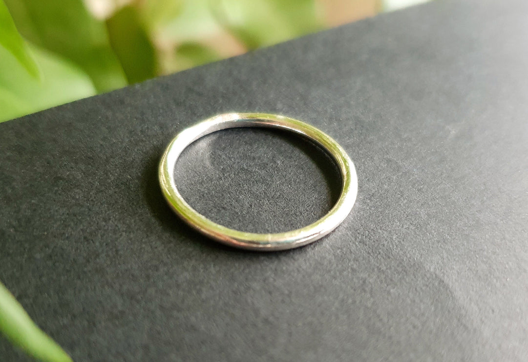 Simple Silver Ring / Stacking Ring / Boho / Bohemian / Psy / Rustic / Tribal / Gypsy / Festival / Healing / Festival