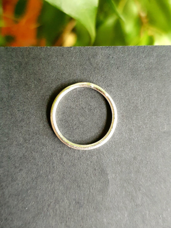 Simple Silver Ring / Stacking Ring / Boho / Bohemian / Psy / Rustic / Tribal / Gypsy / Festival / Healing / Festival