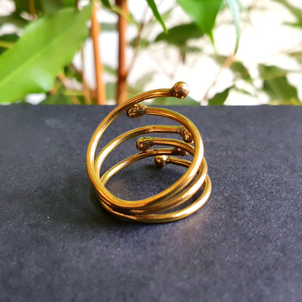 Minimaliste Brass Ring / Modern / Contemporary / Boho / Adjustable / Bohemian / Psy / Rustic / Tribal / Gypsy / Festival / Healing /