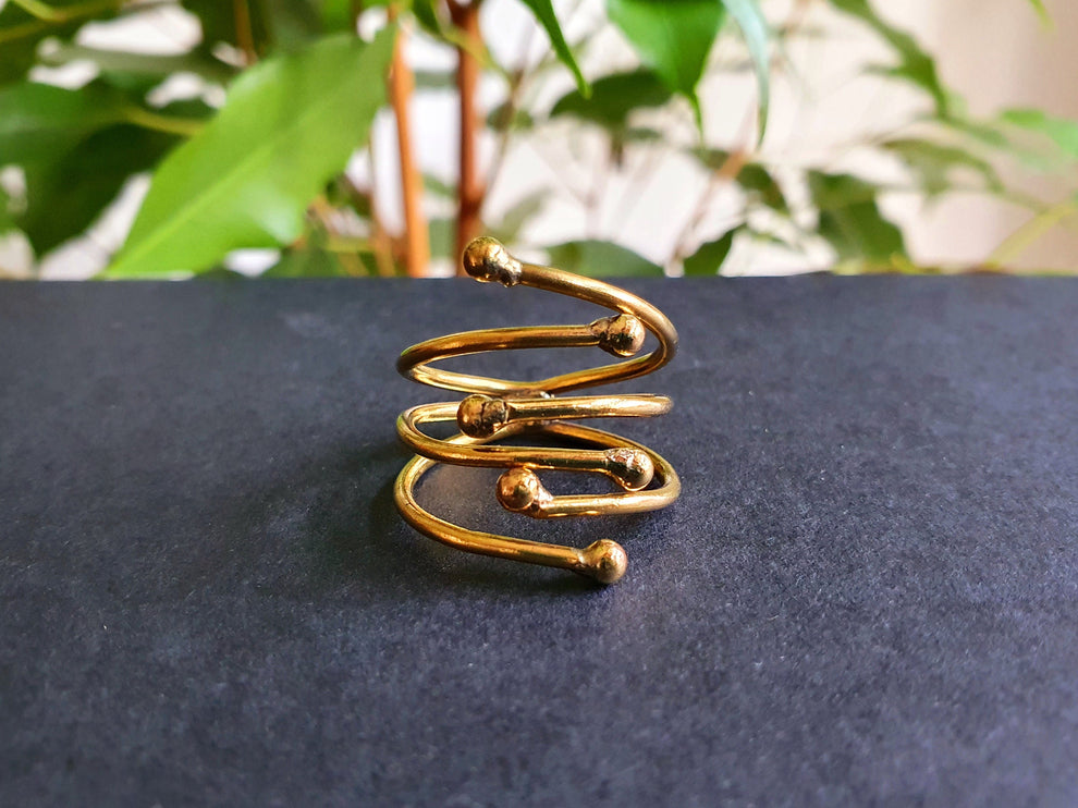 Minimaliste Brass Ring / Modern / Contemporary / Boho / Adjustable / Bohemian / Psy / Rustic / Tribal / Gypsy / Festival / Healing /