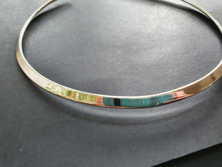 Silver Choker Brass Necklace / Rustic / Gypsy / Lightweight / Boho / Tribal / Hippie / Rustic / Vegan /