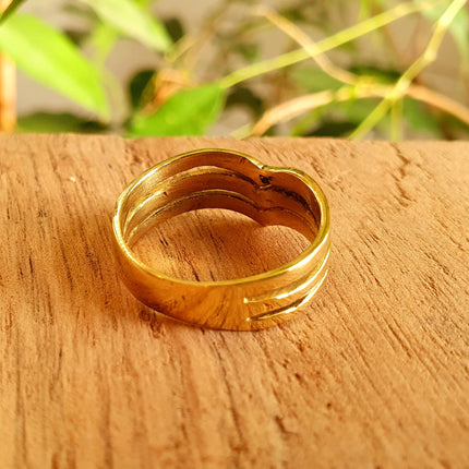 Boho Brass Ring / Boho / Bohemian / Psy / Rustic / Tribal / Gypsy / Festival / Healing / Festival