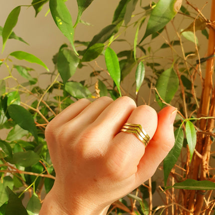 Boho Brass Ring / Boho / Bohemian / Psy / Rustic / Tribal / Gypsy / Festival / Healing / Festival