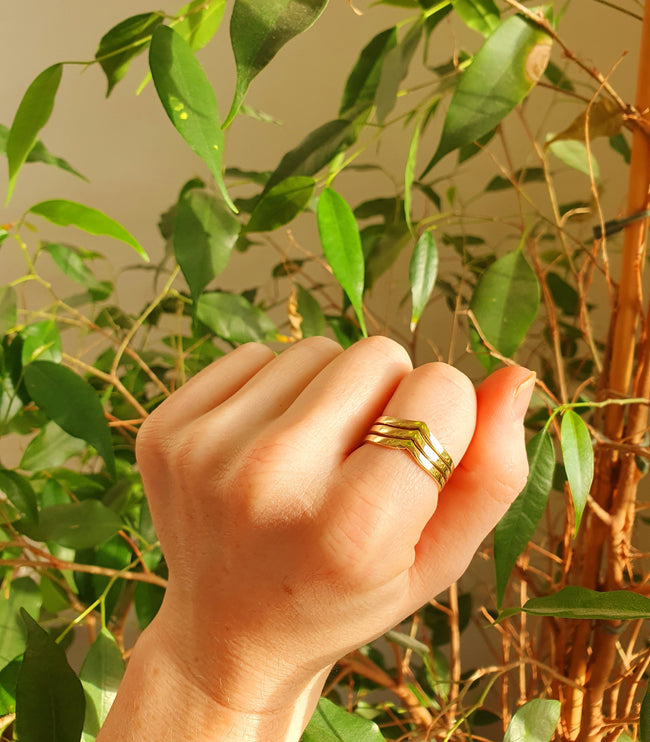 Boho Brass Ring / Boho / Bohemian / Psy / Rustic / Tribal / Gypsy / Festival / Healing / Festival