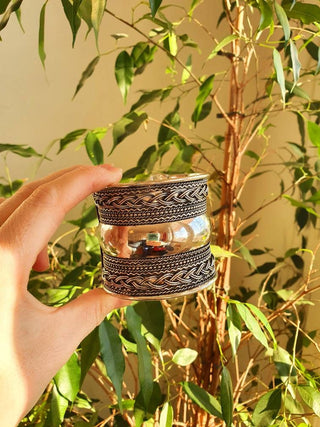 Large Silver Cuff Bracelet, Statement Bracelet Women, Tribal Silver Cuffs, Cosplay Jewellery