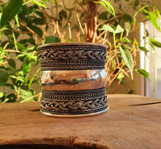Large Silver Cuff Bracelet, Statement Bracelet Women, Tribal Silver Cuffs, Cosplay Jewellery