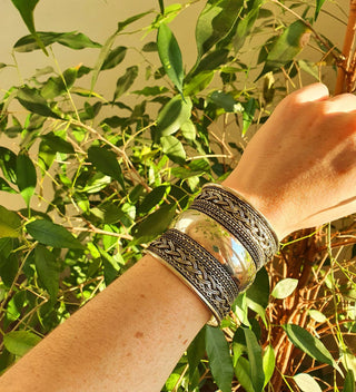 Large Silver Cuff Bracelet, Statement Bracelet Women, Tribal Silver Cuffs, Cosplay Jewellery