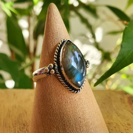 Ethnic style Silver & Labradorite / Boho / Bohemian / Rustic / Tribal / Gypsy / Festival