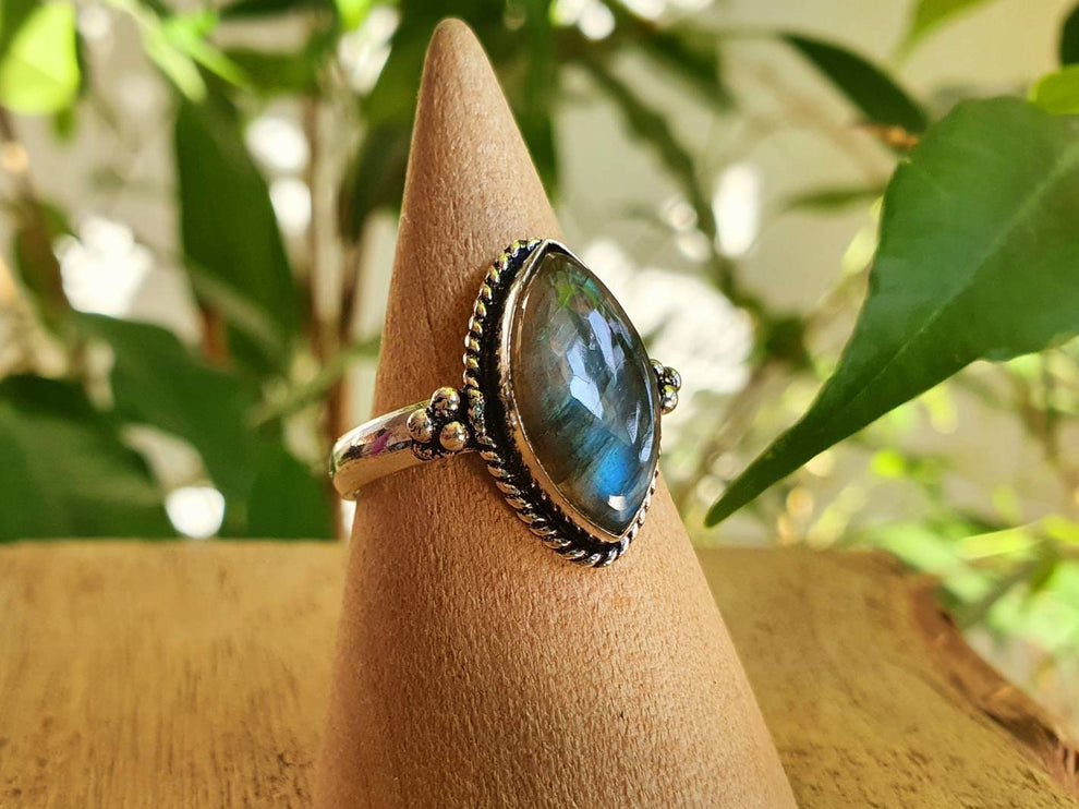 Ethnic style Silver & Labradorite / Boho / Bohemian / Rustic / Tribal / Gypsy / Festival