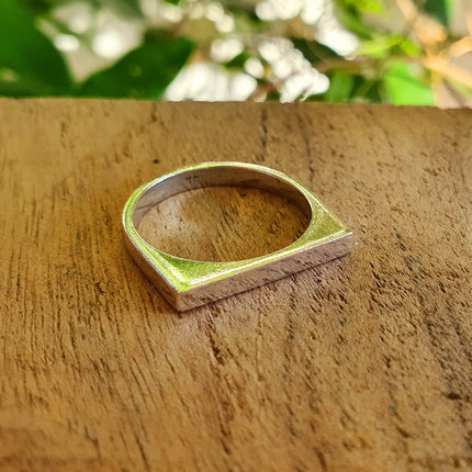 Minimalist Silver Ring / Modern / Contemporary / Boho / Bohemian / Psy / Rustic / Tribal / Gypsy / Festival / Healing / Festival