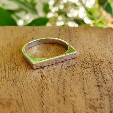 Minimalist Silver Ring / Modern / Contemporary / Boho / Bohemian / Psy / Rustic / Tribal / Gypsy / Festival / Healing / Festival