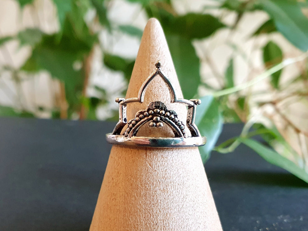 Ethnic style Silver Ring / Boho / Hippie / Coachella / Brass / Bohemian / Psy / Rustic / Tribal / Gypsy / Festival / Healing / Festival