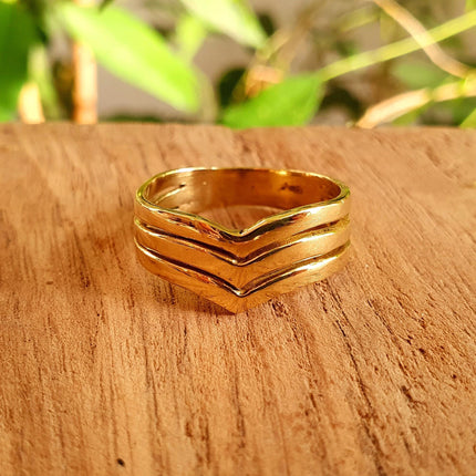 Boho Brass Ring / Boho / Bohemian / Psy / Rustic / Tribal / Gypsy / Festival / Healing / Festival