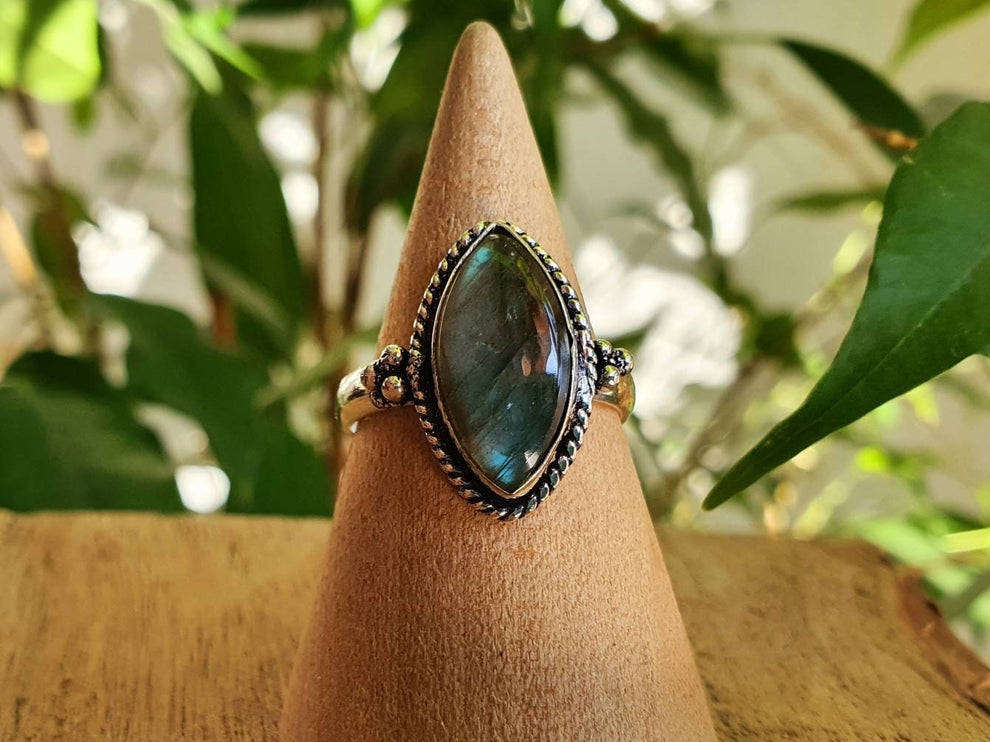 Ethnic style Silver & Labradorite / Boho / Bohemian / Rustic / Tribal / Gypsy / Festival