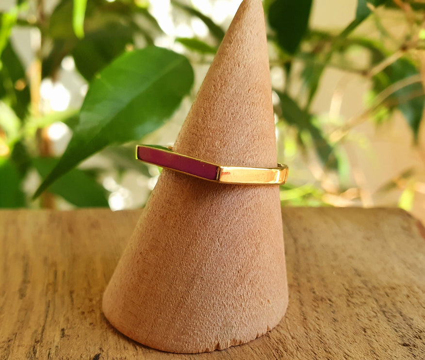 Gold Minimalist Ring / Brass / Modern / Contemporary / Boho / Bohemian / Psy / Rustic / Tribal / Gypsy / Festival / Healing / Festival