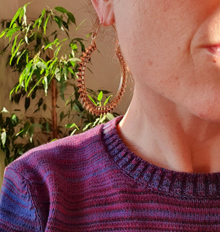 Extra Large Spiky Silver Hoop Earrings, Boho Ethnic Rustic, Festival Fashion, Psy Trance Wear