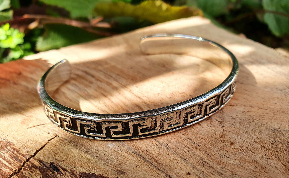 Tuareg Mens Silver Bracelet / Tuareg Jewelry / Cuff / Large Size / Unisex / Boho / Ethnic / Bohemian / Medieval / Gypsy / Geometric /