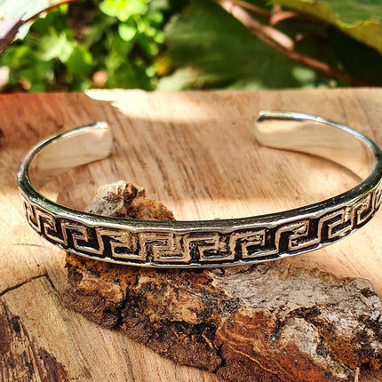 Tuareg Mens Silver Bracelet / Tuareg Jewelry / Cuff / Large Size / Unisex / Boho / Ethnic / Bohemian / Medieval / Gypsy / Geometric /