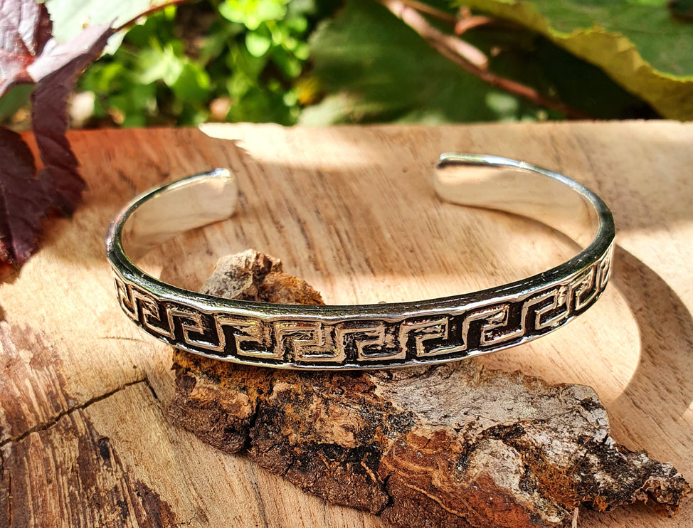 Tuareg Mens Silver Bracelet / Tuareg Jewelry / Cuff / Large Size / Unisex / Boho / Ethnic / Bohemian / Medieval / Gypsy / Geometric /