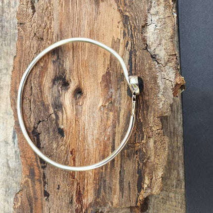 Silver Moonstone Arrow Bracelet / Bangle / Ethnic / Rustic / Bohemian / Hippie / Gypsy / Psy / Chic / Jewellery / Body / Adjustable