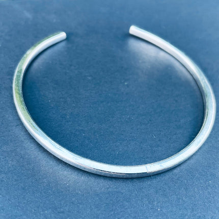 Minimalist Silver Bracelet / Simple / Bangle / Boho / Ethnic / Rustic / Bohemian / Hippie / Gypsy / Jewellery / adjustable