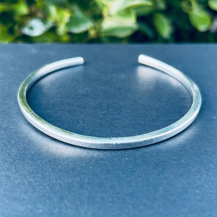 Minimalist Silver Bracelet / Simple / Bangle / Boho / Ethnic / Rustic / Bohemian / Hippie / Gypsy / Jewellery / adjustable