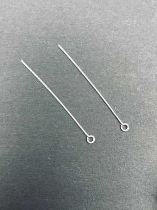Silver 925 Wire for Earrings / x2 Wire Accessory & Service / Hypoallergenic / Sensitive ears