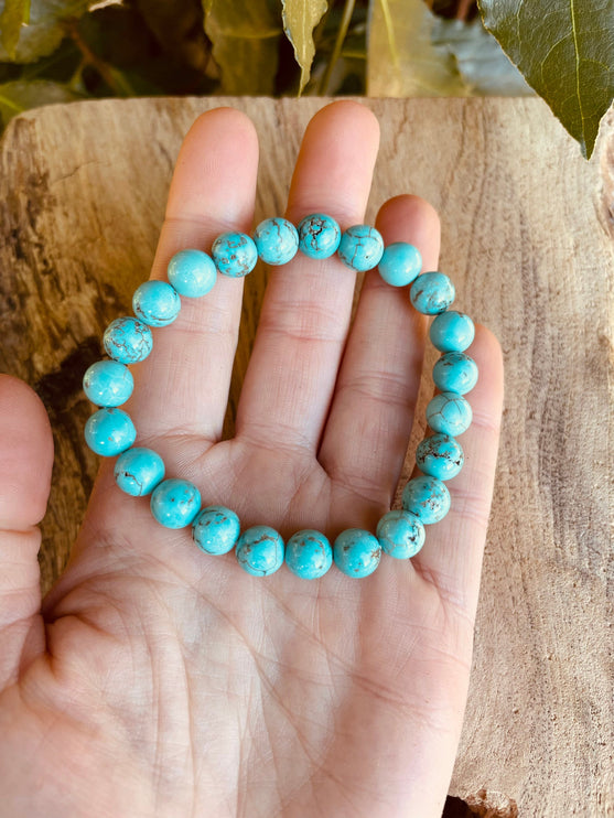 Turquoise Bracelet / Gemstone / Crystal / Natural / Chakras / Choose Size / Lithnotherapy / Quartz / Healing / Reiki