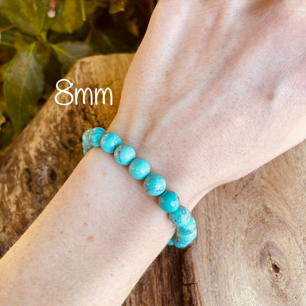 Turquoise Bracelet / Gemstone / Crystal / Natural / Chakras / Choose Size / Lithnotherapy / Quartz / Healing / Reiki