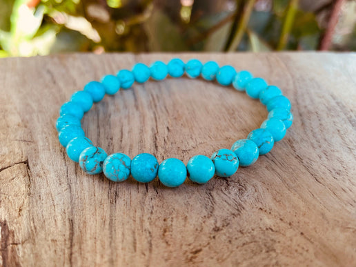 Turquoise Bracelet / Gemstone / Crystal / Natural / Chakras / Choose Size / Lithnotherapy / Quartz / Healing / Reiki