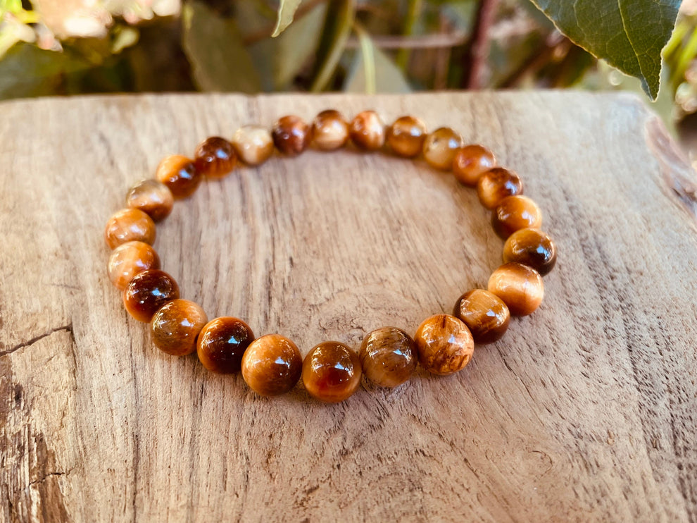 Tiger Eye Bracelet / Gemstone / Crystal / Natural / Chakras / Choose Size / Lithnotherapy / Quartz / Healing / Reiki