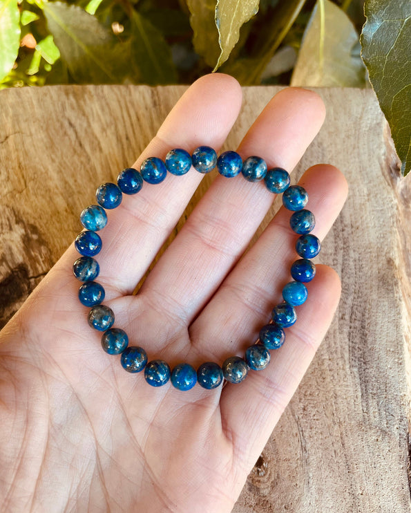 Lapis Lazuli Bracelet / Gemstone / Crystal / Natural / Chakras / Choose Size / Lithnotherapy / Quartz / Healing / Reiki