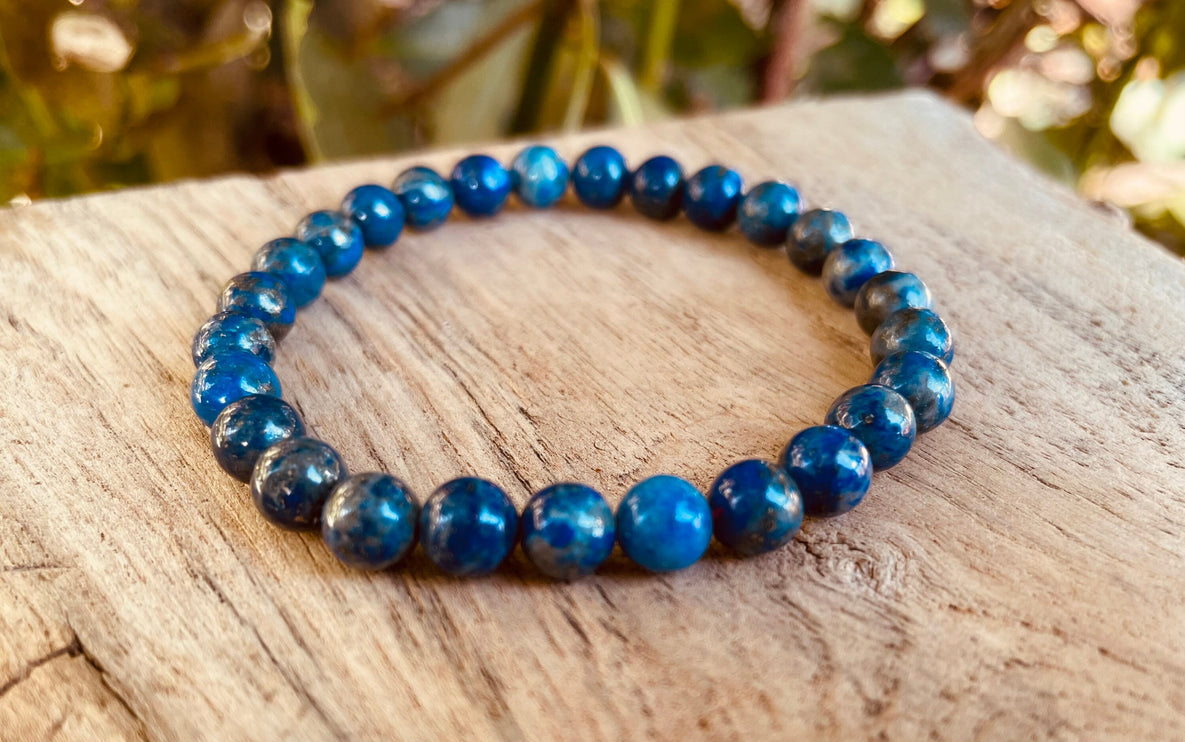 Lapis Lazuli Bracelet / Gemstone / Crystal / Natural / Chakras / Choose Size / Lithnotherapy / Quartz / Healing / Reiki