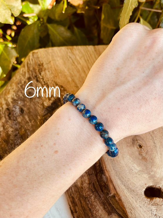 Lapis Lazuli Bracelet / Gemstone / Crystal / Natural / Chakras / Choose Size / Lithnotherapy / Quartz / Healing / Reiki