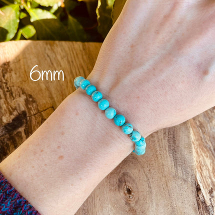 Turquoise Bracelet / Gemstone / Crystal / Natural / Chakras / Choose Size / Lithnotherapy / Quartz / Healing / Reiki