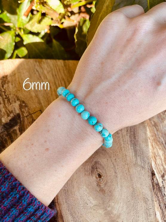 Turquoise Bracelet / Gemstone / Crystal / Natural / Chakras / Choose Size / Lithnotherapy / Quartz / Healing / Reiki