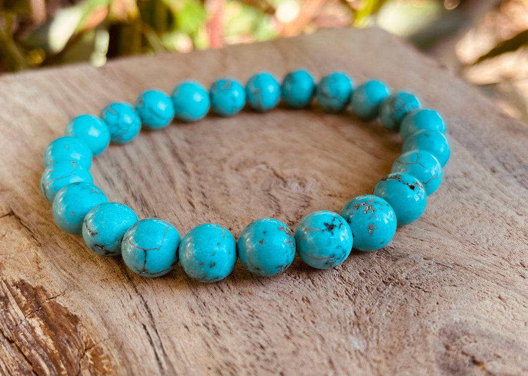 Turquoise Bracelet / Gemstone / Crystal / Natural / Chakras / Choose Size / Lithnotherapy / Quartz / Healing / Reiki