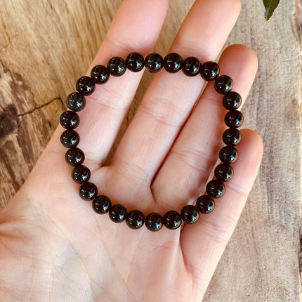 Black Obsidian Bracelet / Gemstone / Crystal / Natural / Chakras / Choose Size / Lithnotherapy / Quartz / Healing / Reiki