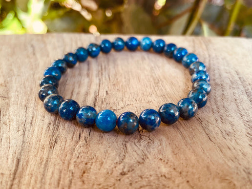 Lapis Lazuli Bracelet / Gemstone / Crystal / Natural / Chakras / Choose Size / Lithnotherapy / Quartz / Healing / Reiki