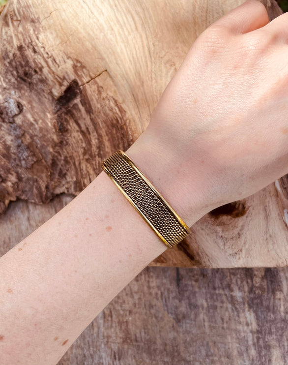 Women's Brass Cuff Bracelet / Boho / Textured / Rustic / Bohemian / Hippie / Gypsy / Jewellery / Adjustable